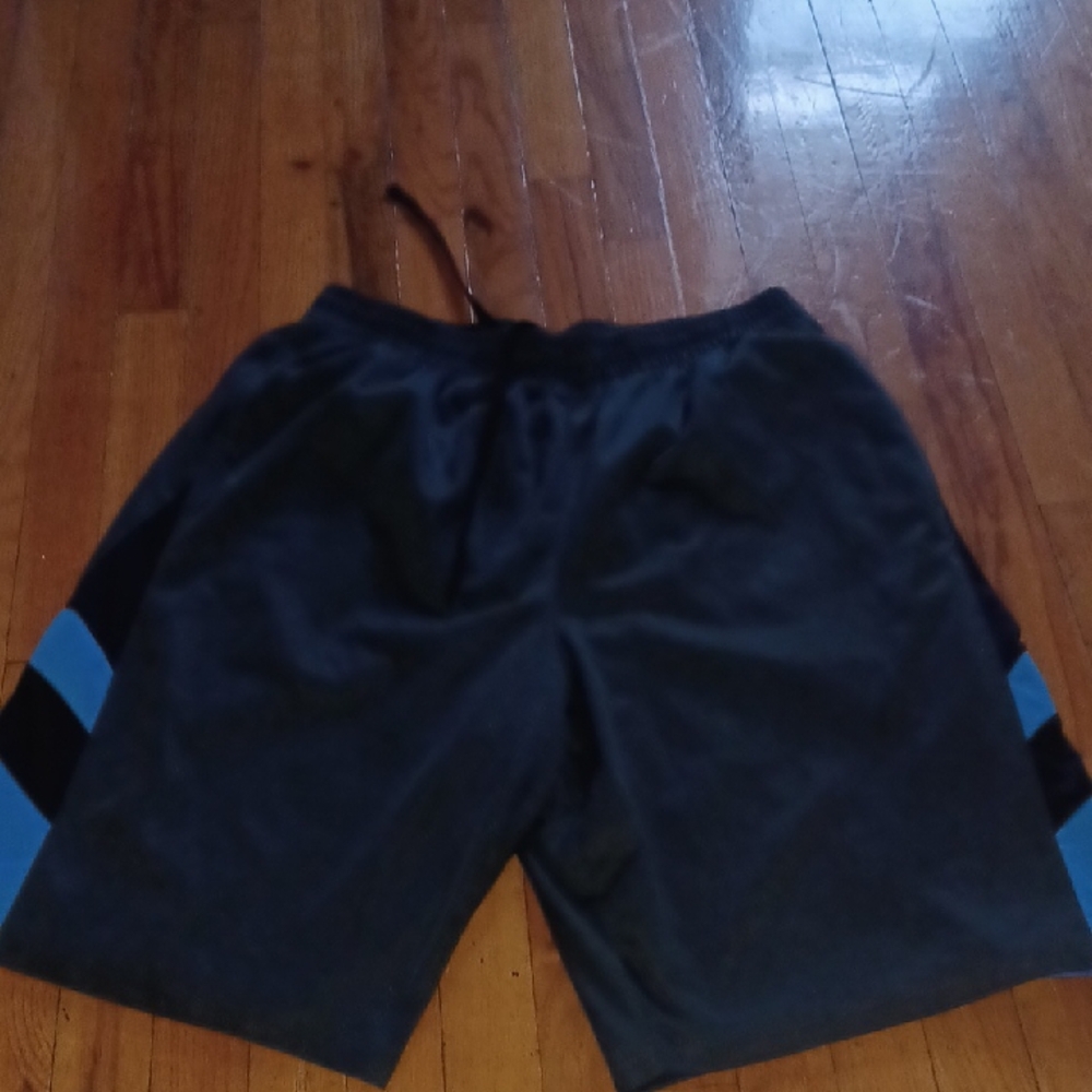 Pro Player Black and Blue Athletic Shorts